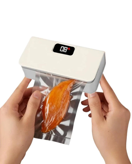 Mini Bag Sealer, Rechargeable Sealer Machine with LED Power Display